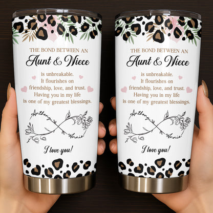 The Bond Between An Aunt & Niece, Flowers And Hearts