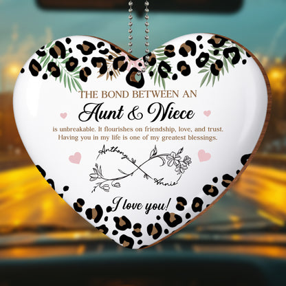 The Bond Between Aunt & Niece, Leopard Print And Flowers