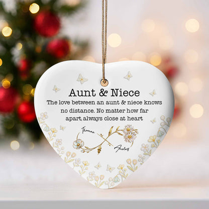 Love Between Aunt And Niece, Butterflies And Flowers