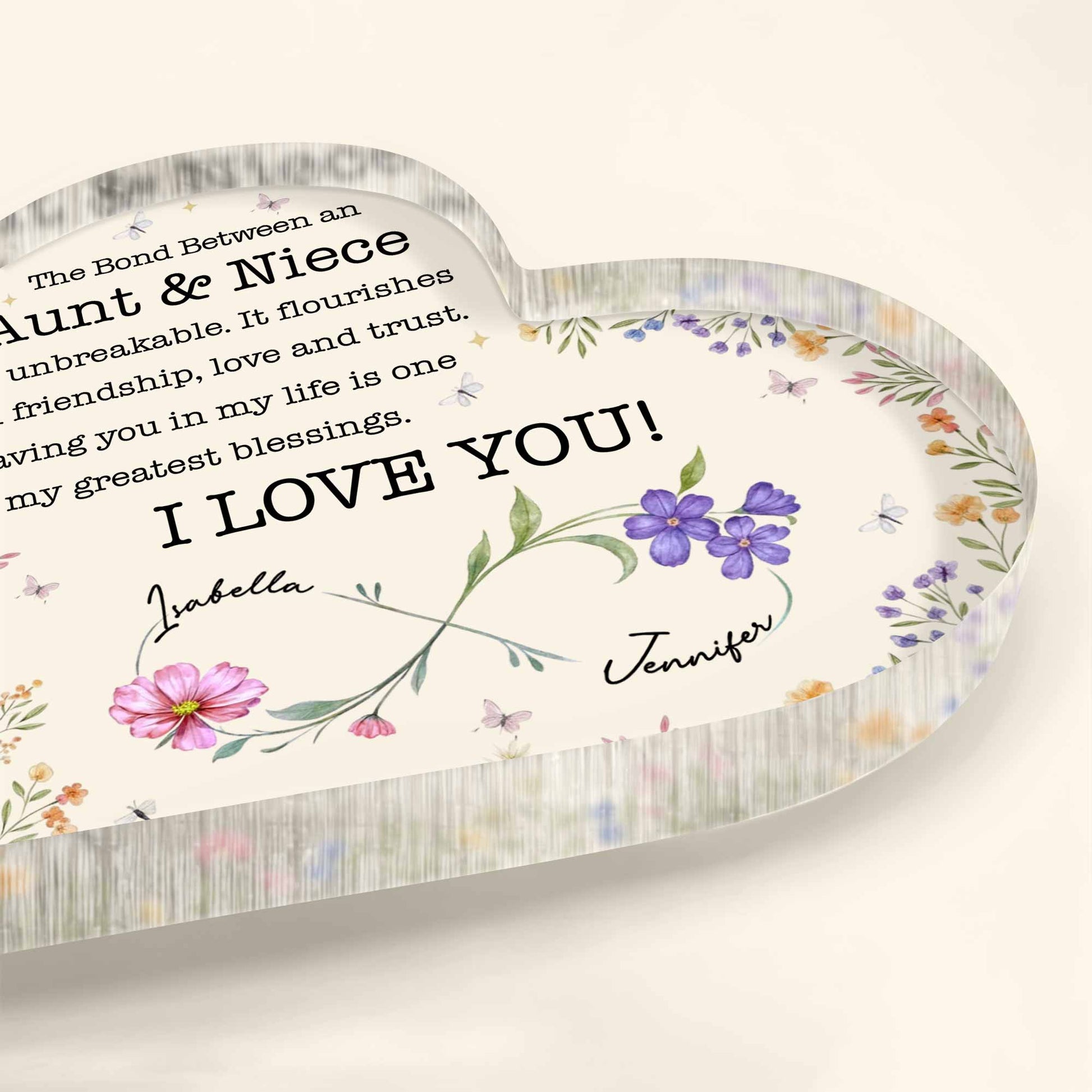 The Bond Between An Aunt & Niece, Flowers