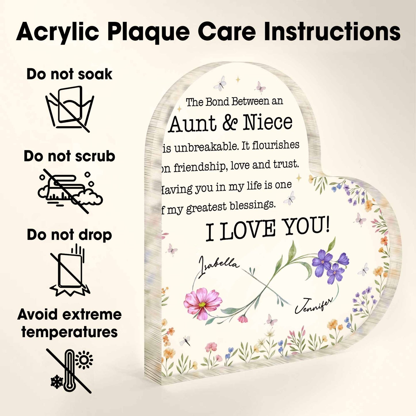 The Bond Between An Aunt & Niece, Flowers