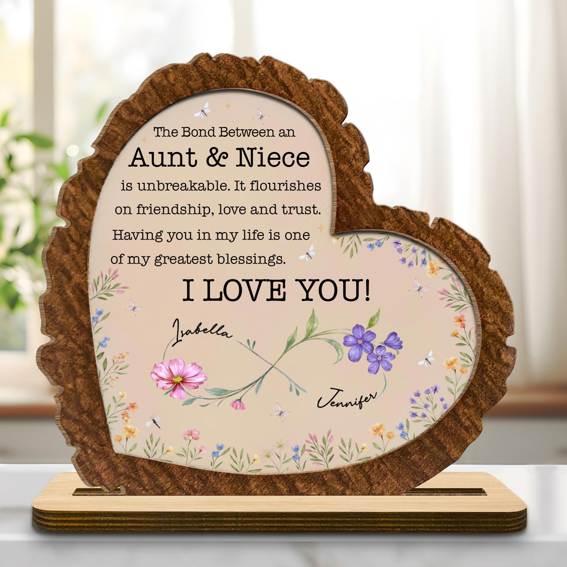 The Bond Between an Aunt & Niece, Flowers