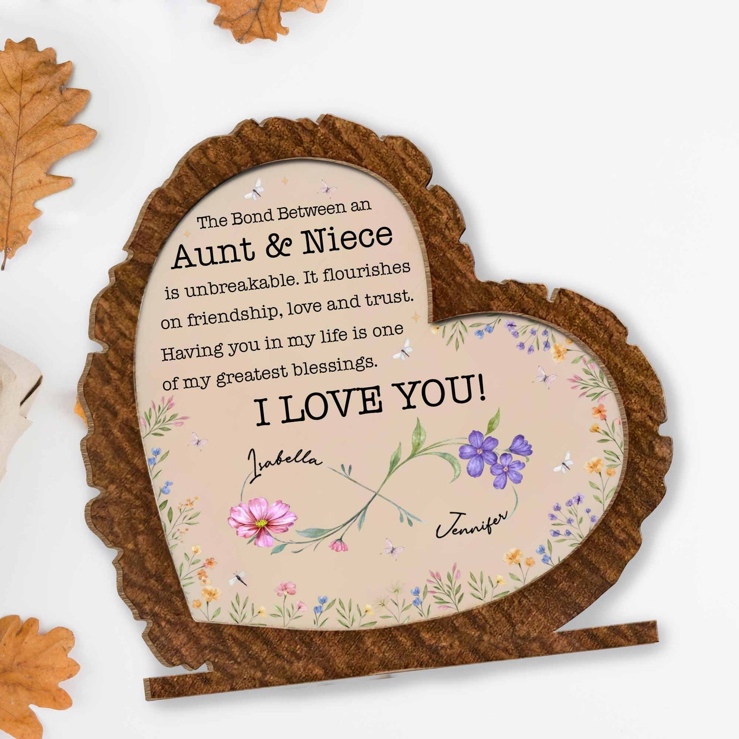 The Bond Between an Aunt & Niece, Flowers