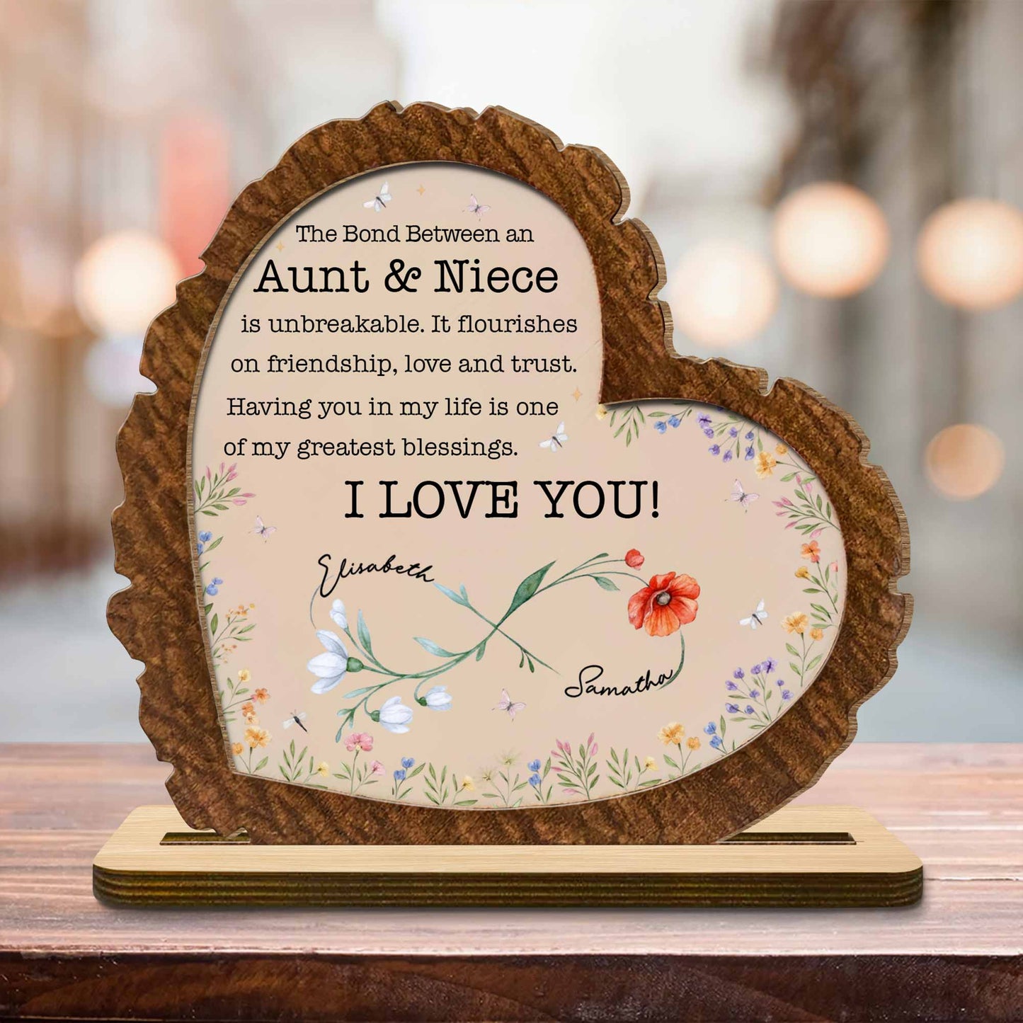 The Bond Between an Aunt & Niece, Flowers