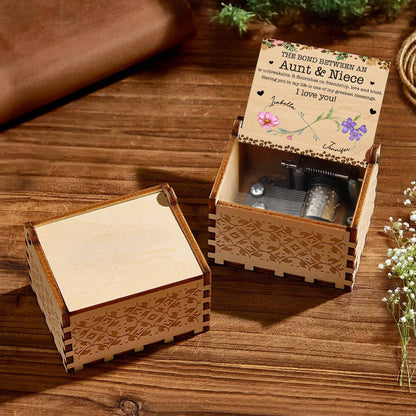 The Bond Between An Aunt & Niece, Hearts and Flowers