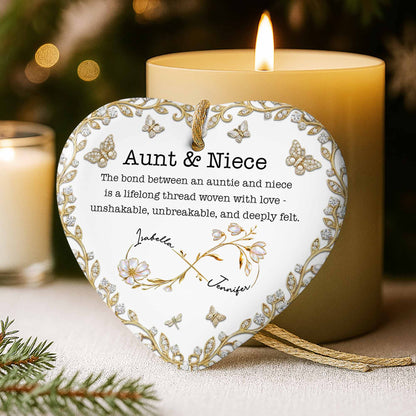 The Bond Between An Auntie And Niece With Butterflies And Flowers