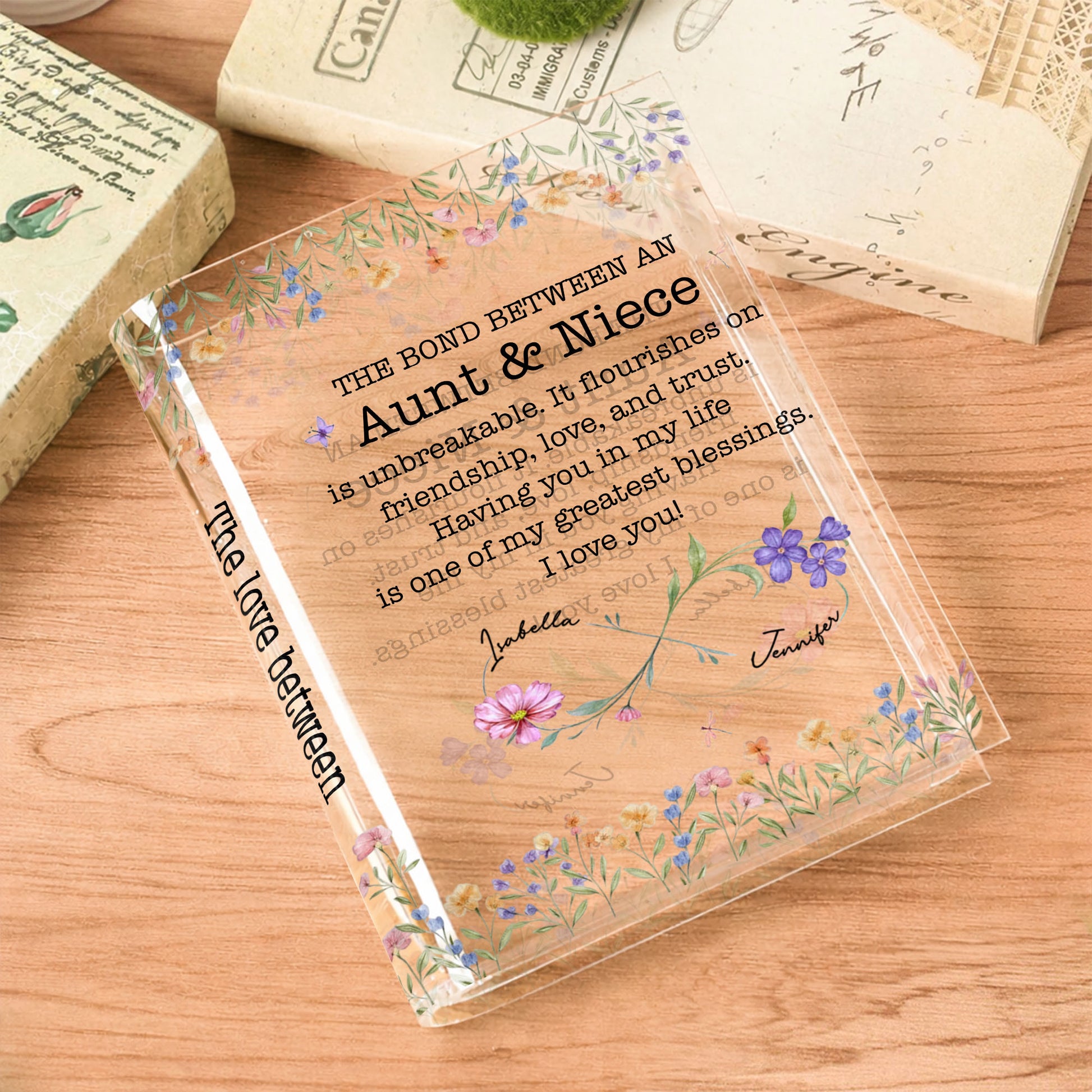 The Bond Between An Aunt & Niece, Flowers