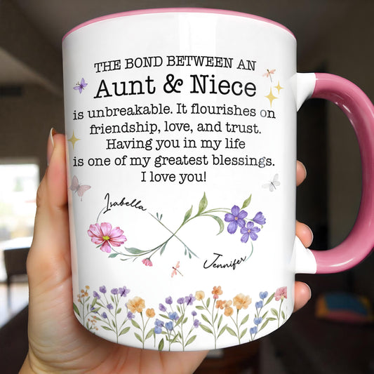 The Bond Between An Aunt & Niece, Flowers And Butterflies