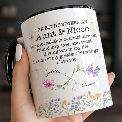 The Bond Between An Aunt & Niece, Flowers And Butterflies