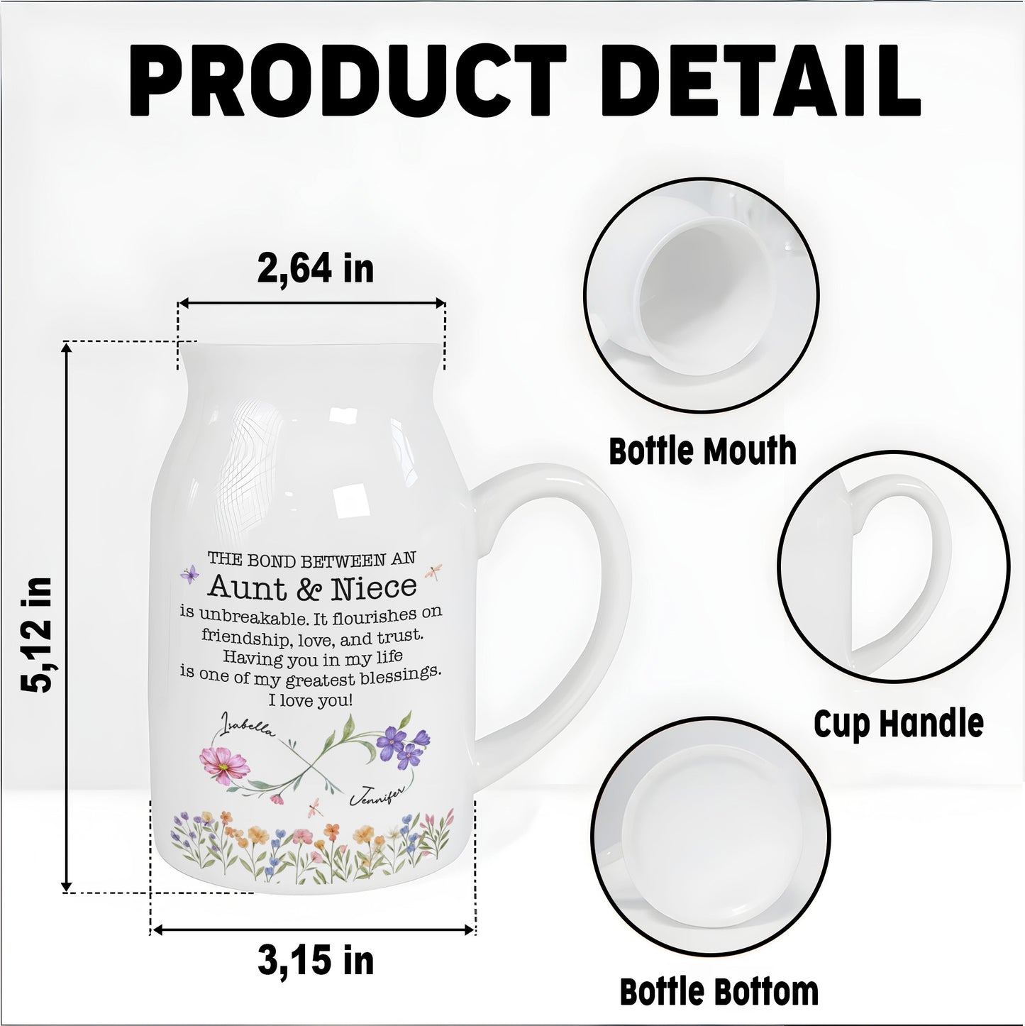 The Bond Between An Aunt & Niece, Flowers Design