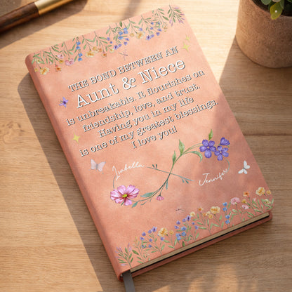 The Bond Between Aunt And Niece, Flowers And Butterflies