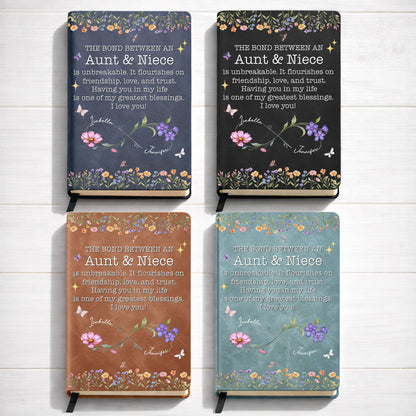 The Bond Between Aunt And Niece, Flowers And Butterflies