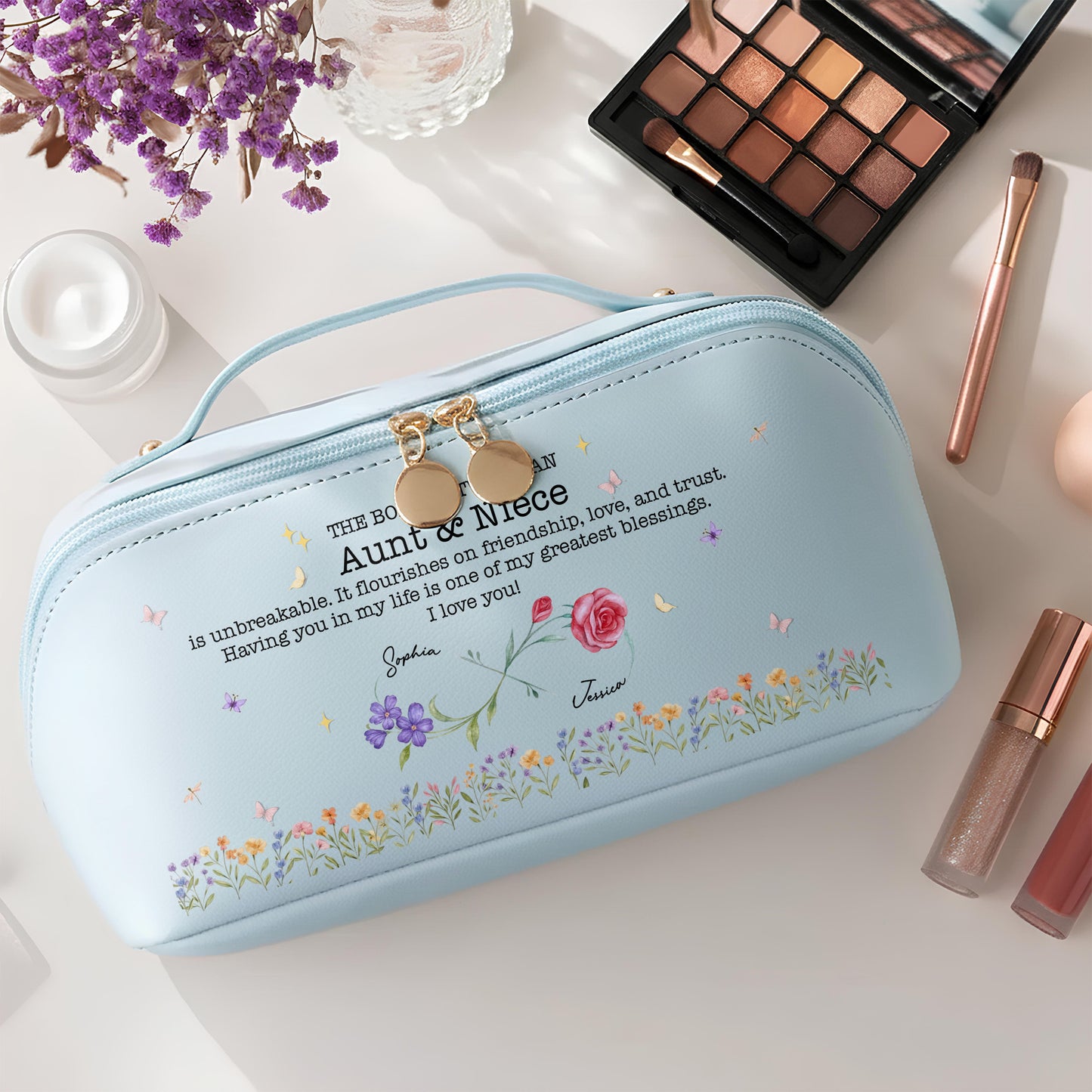 The Bond Between An Aunt And Niece, Flowers