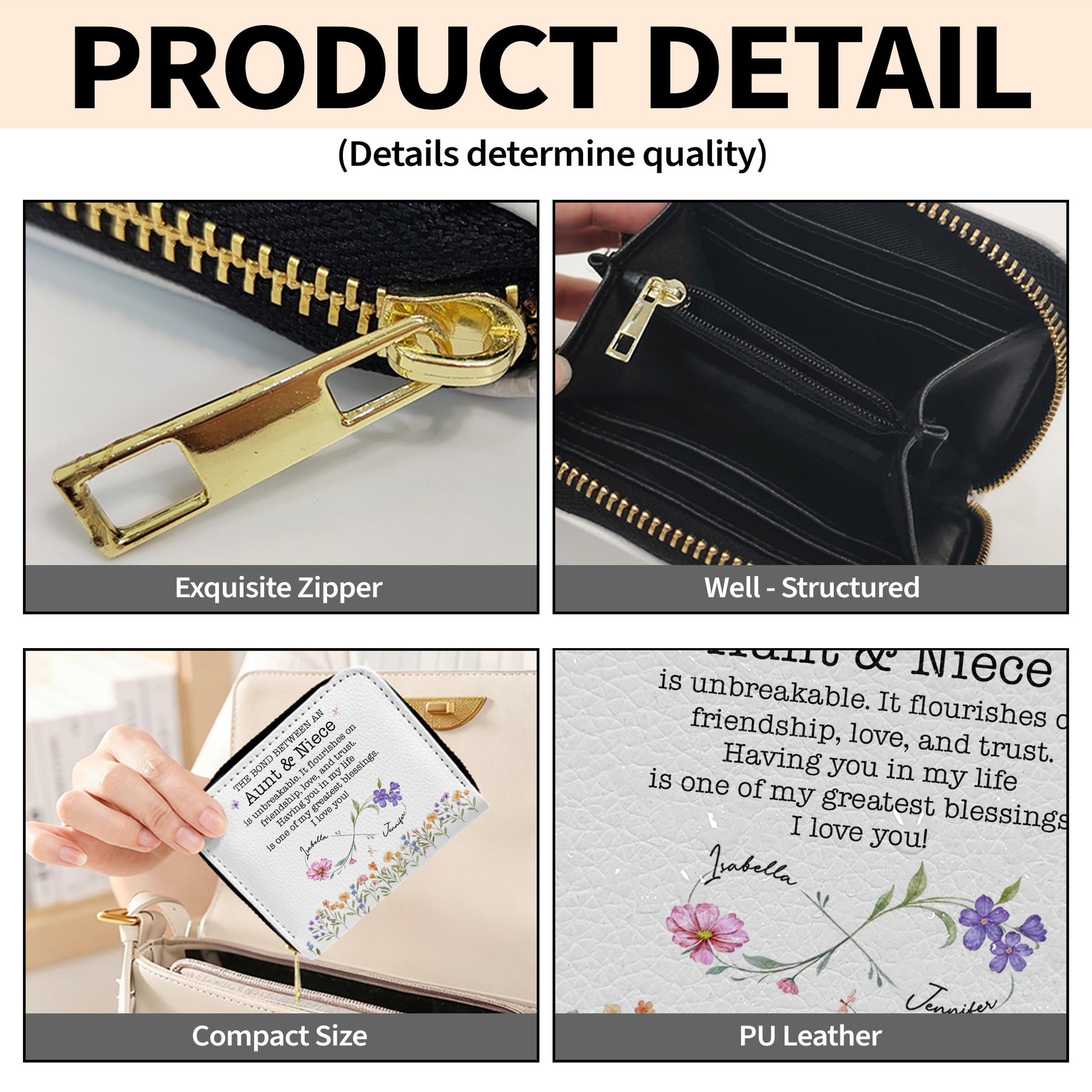 The Bond Between An Aunt & Niece, Flowers Design