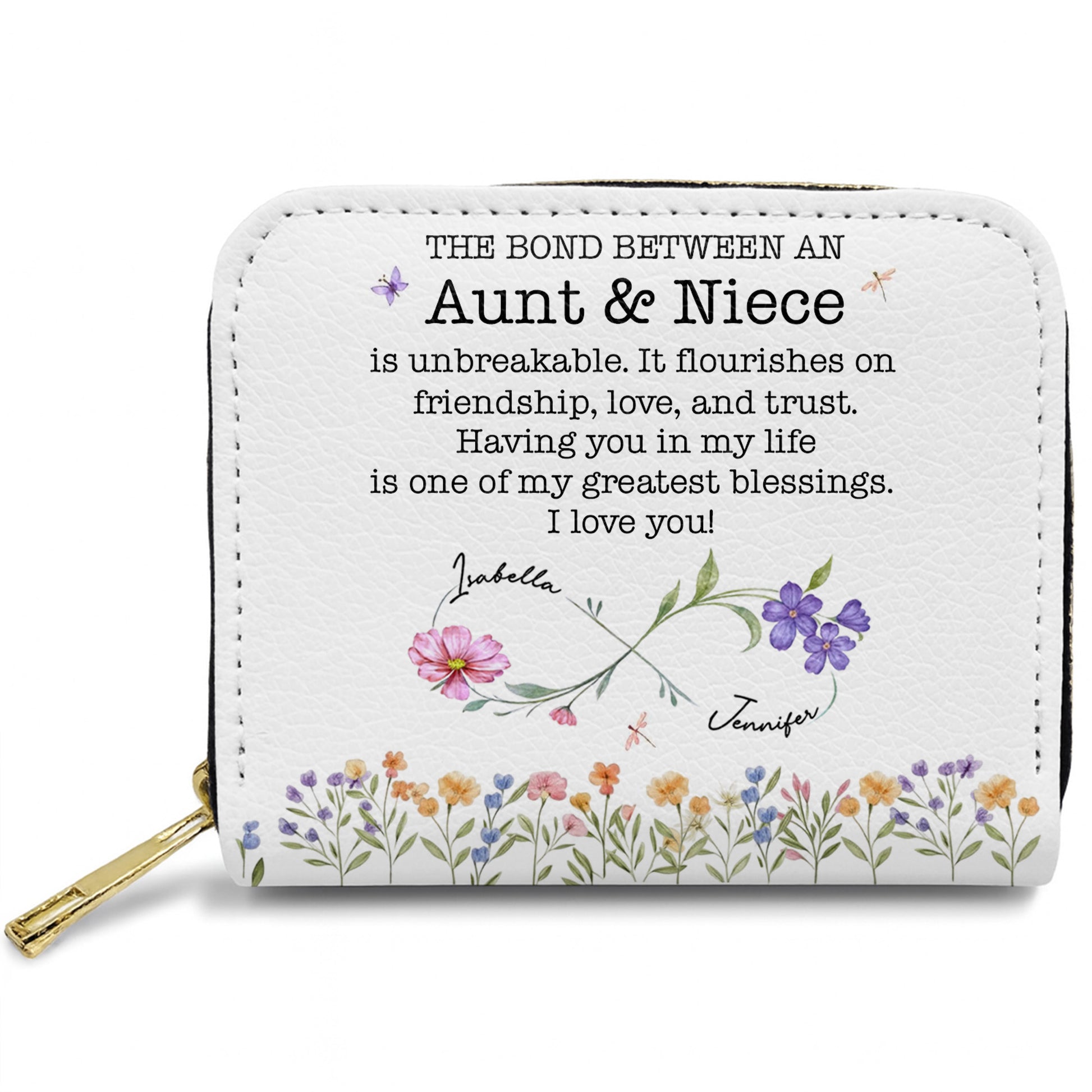 The Bond Between An Aunt & Niece, Flowers Design