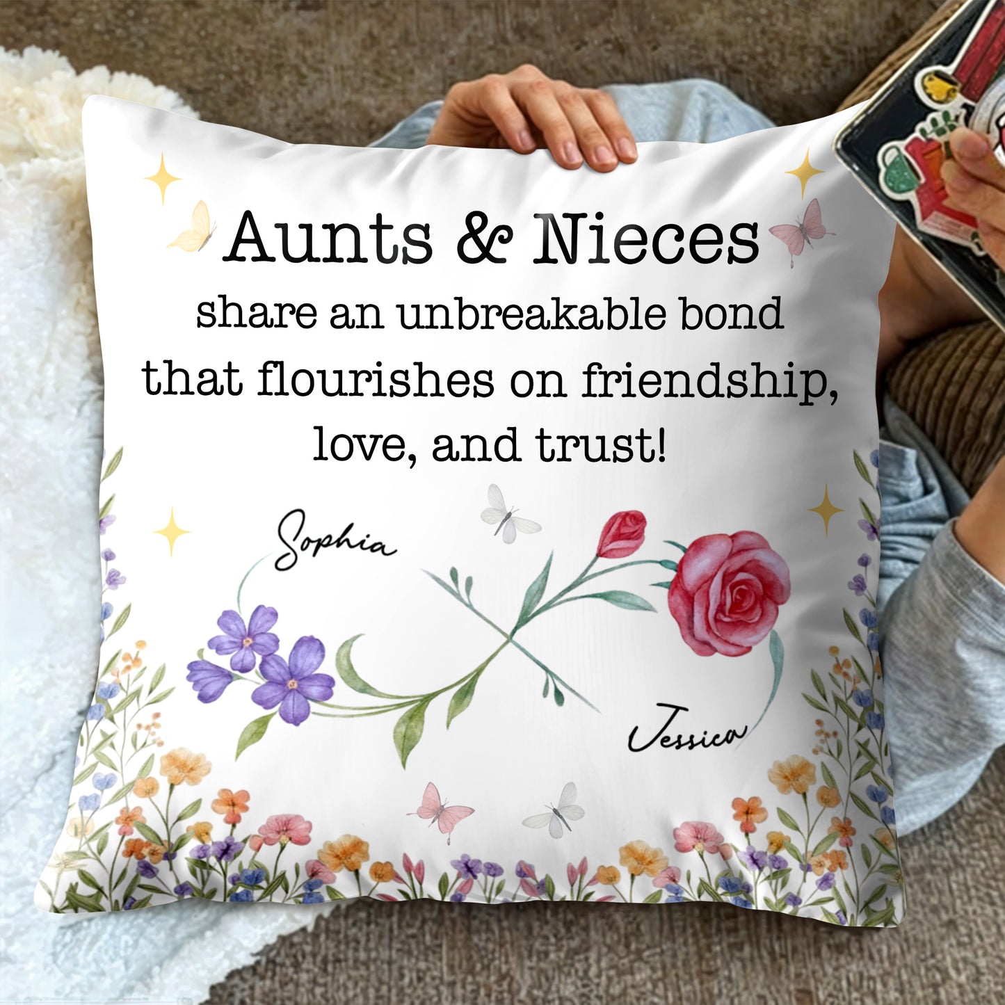 Aunts & Nieces Share An Unbreakable Bond, Flowers & Butterflies
