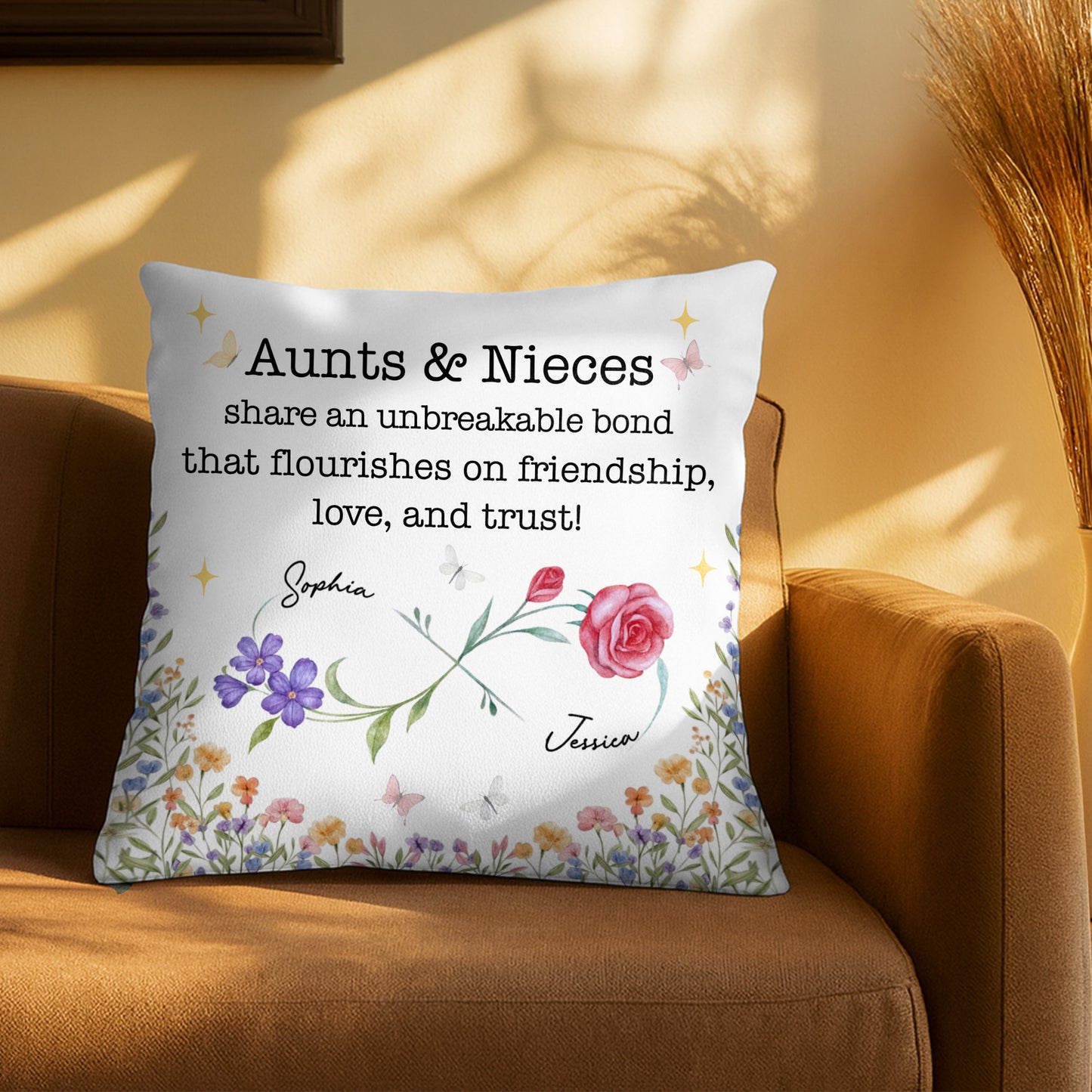 Aunts & Nieces Share An Unbreakable Bond, Flowers & Butterflies