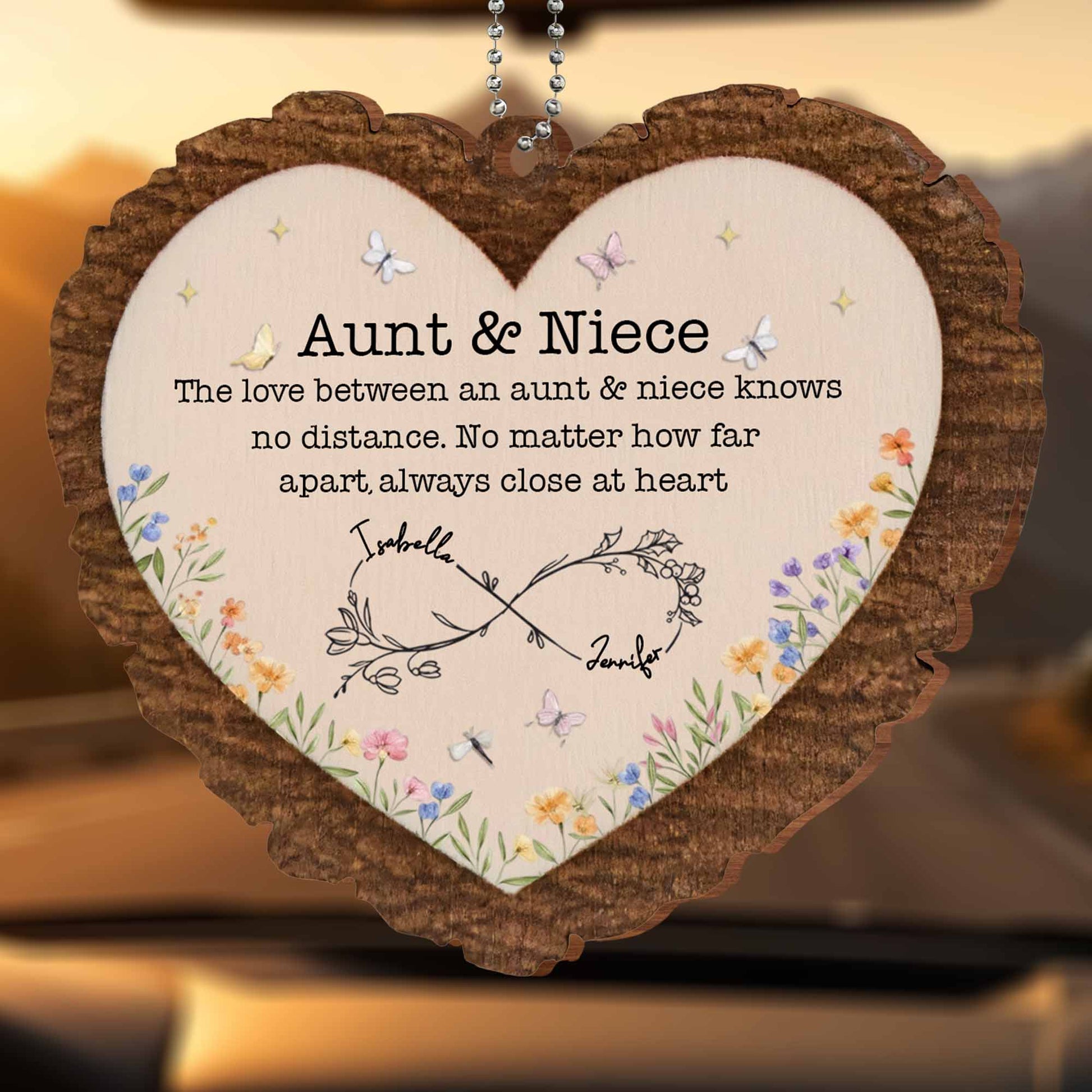 The Love Between an Aunt and Niece, Hearts and Flowers