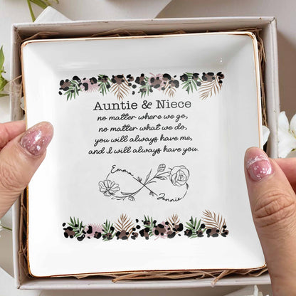 Auntie & Niece Always Together With Flowers And Branches