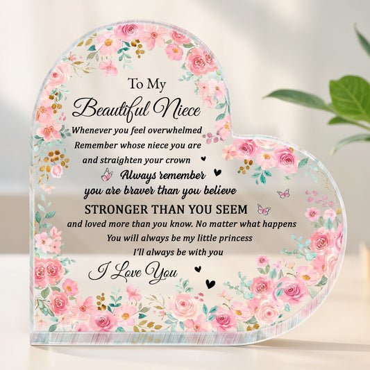 To My Beautiful Niece, Flowers And Butterflies