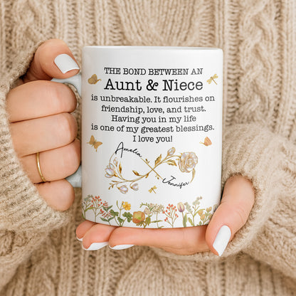 The Bond Between an Aunt & Niece, Butterflies and Flowers