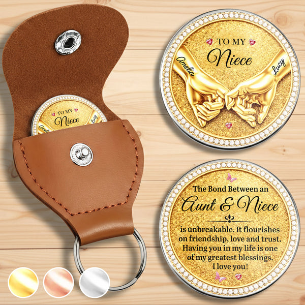 To My Niece The Bond Between An Aunt And Niece Holding Hands Hearts