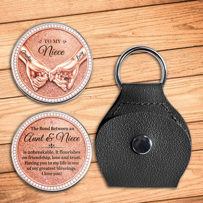 To My Niece The Bond Between An Aunt And Niece Holding Hands Hearts