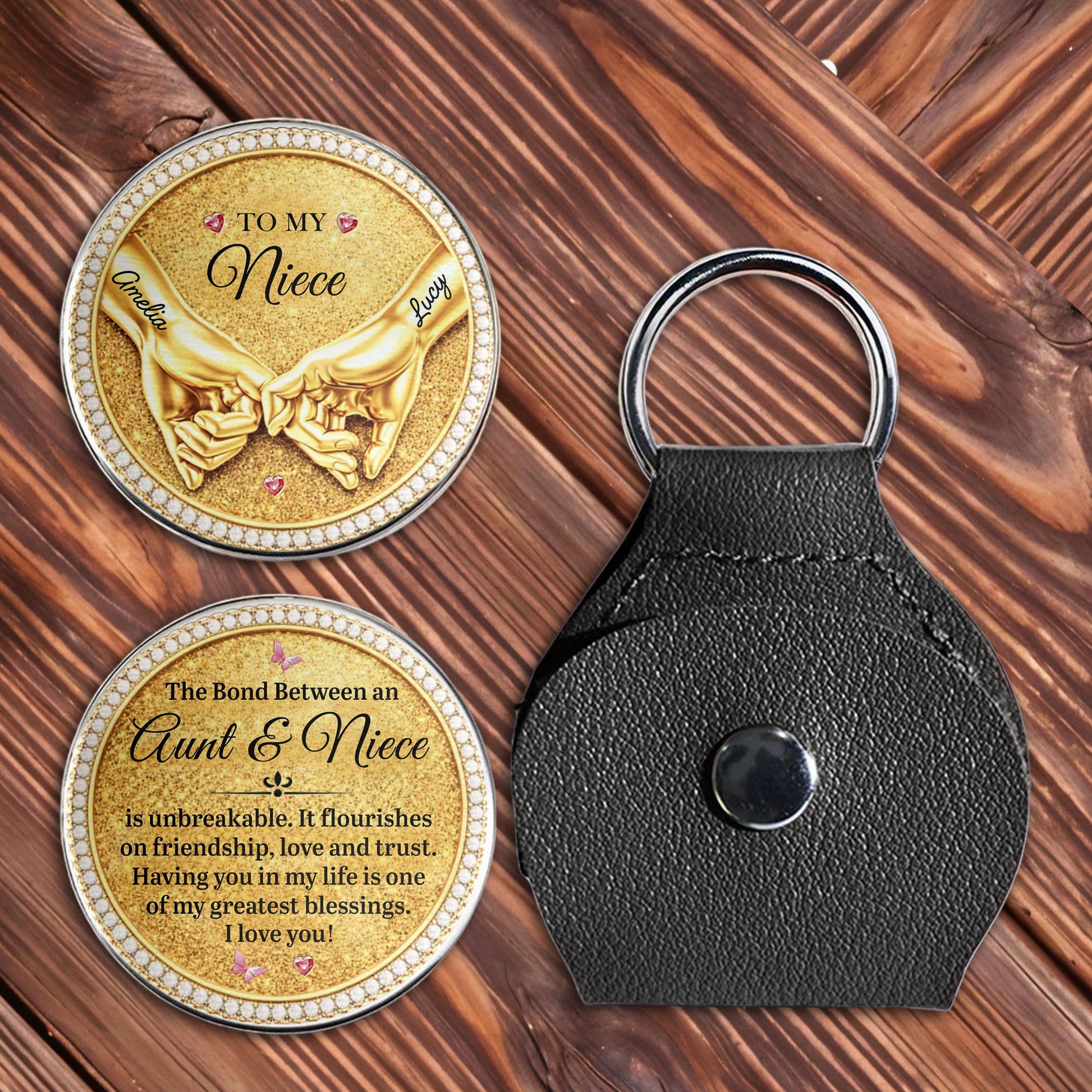 To My Niece The Bond Between An Aunt And Niece Holding Hands Hearts