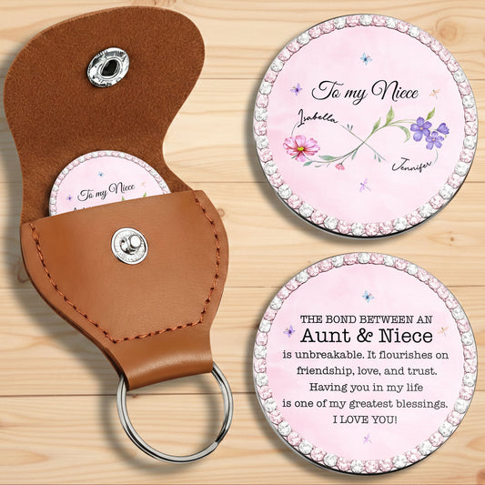 To My Niece The Bond Between An Aunt And Niece Infinity Flower