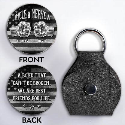 Uncle And Nephew A Bond That Can't Be Broken Fist Bump American Flag