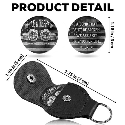 Uncle And Nephew A Bond That Can't Be Broken Fist Bump American Flag