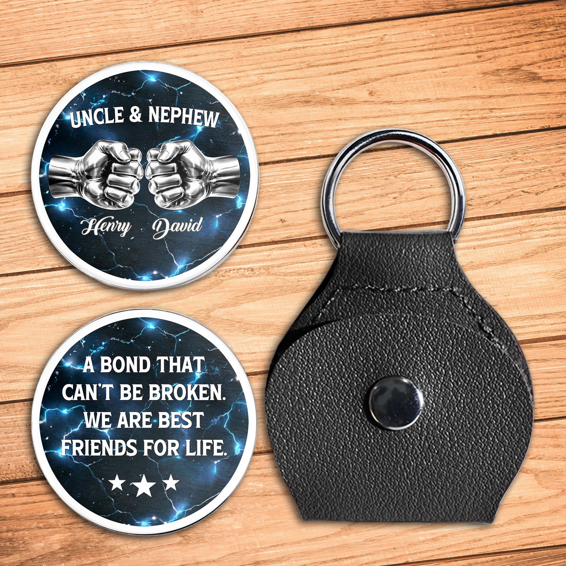 Uncle & Nephew A Bond That Can't Be Broken Fist Bump