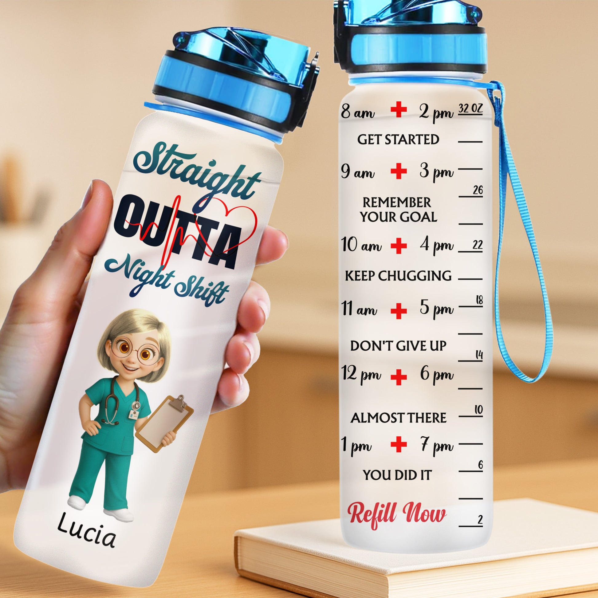 Straight Outta Night Shift Stethoscope Heartbeat