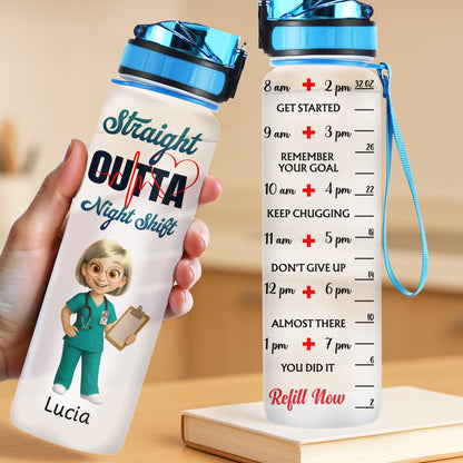 Straight Outta Night Shift Stethoscope Heartbeat