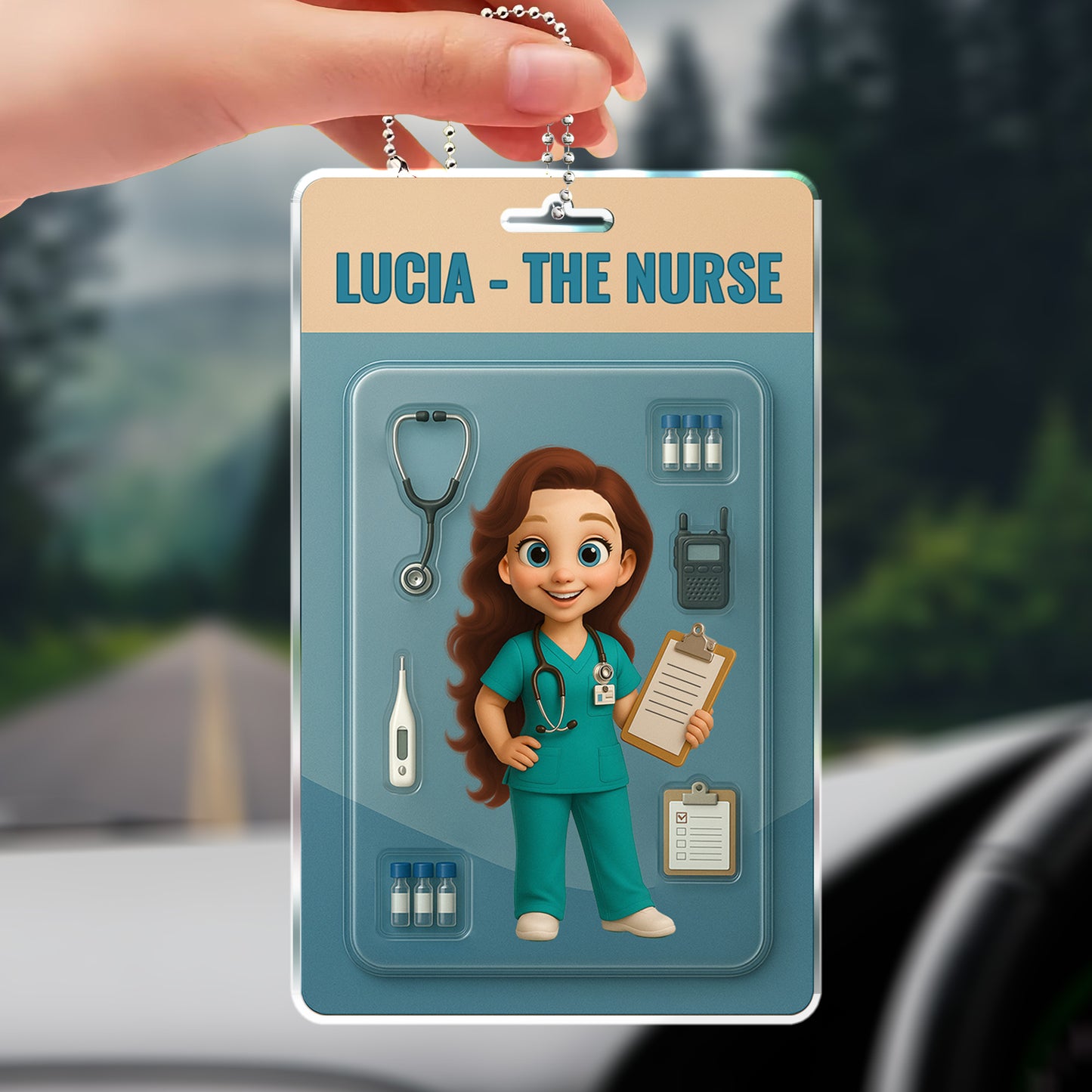 Lucia, The Nurse, Featuring Nurse and Medical Tools