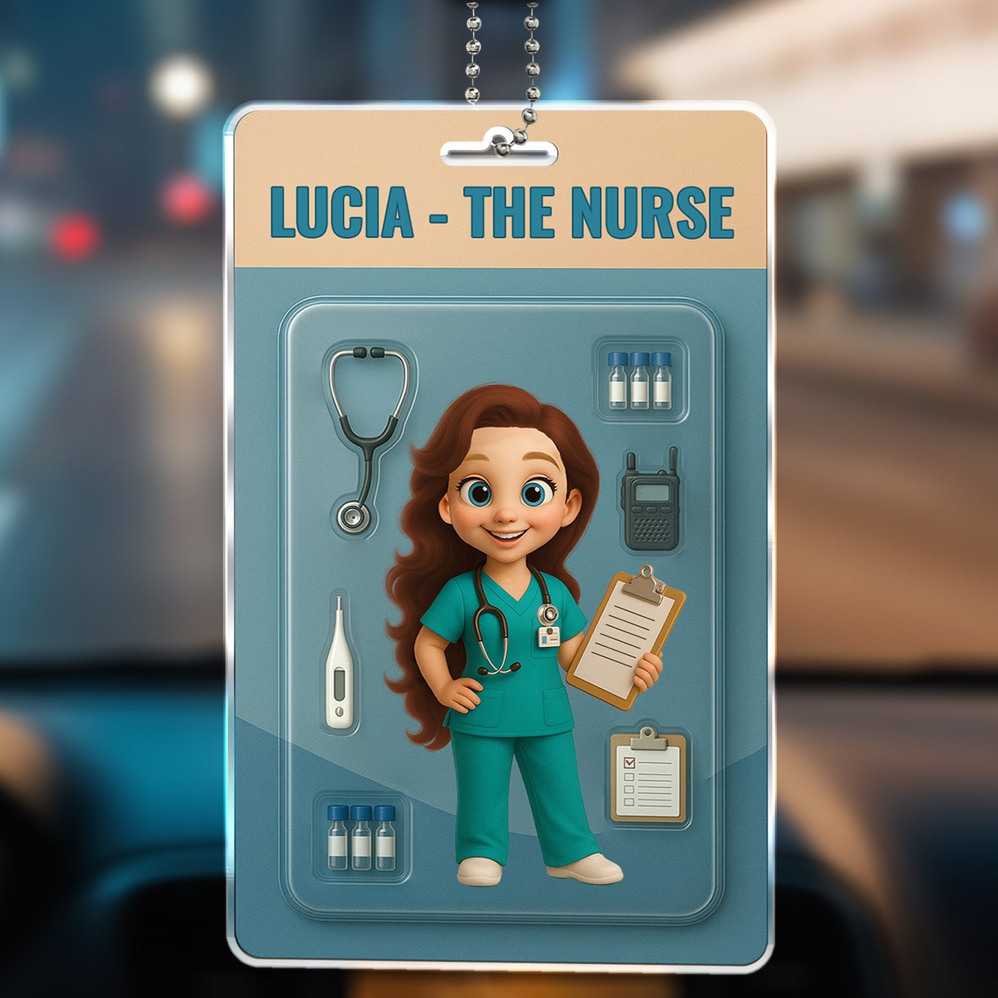Lucia, The Nurse, Featuring Nurse and Medical Tools