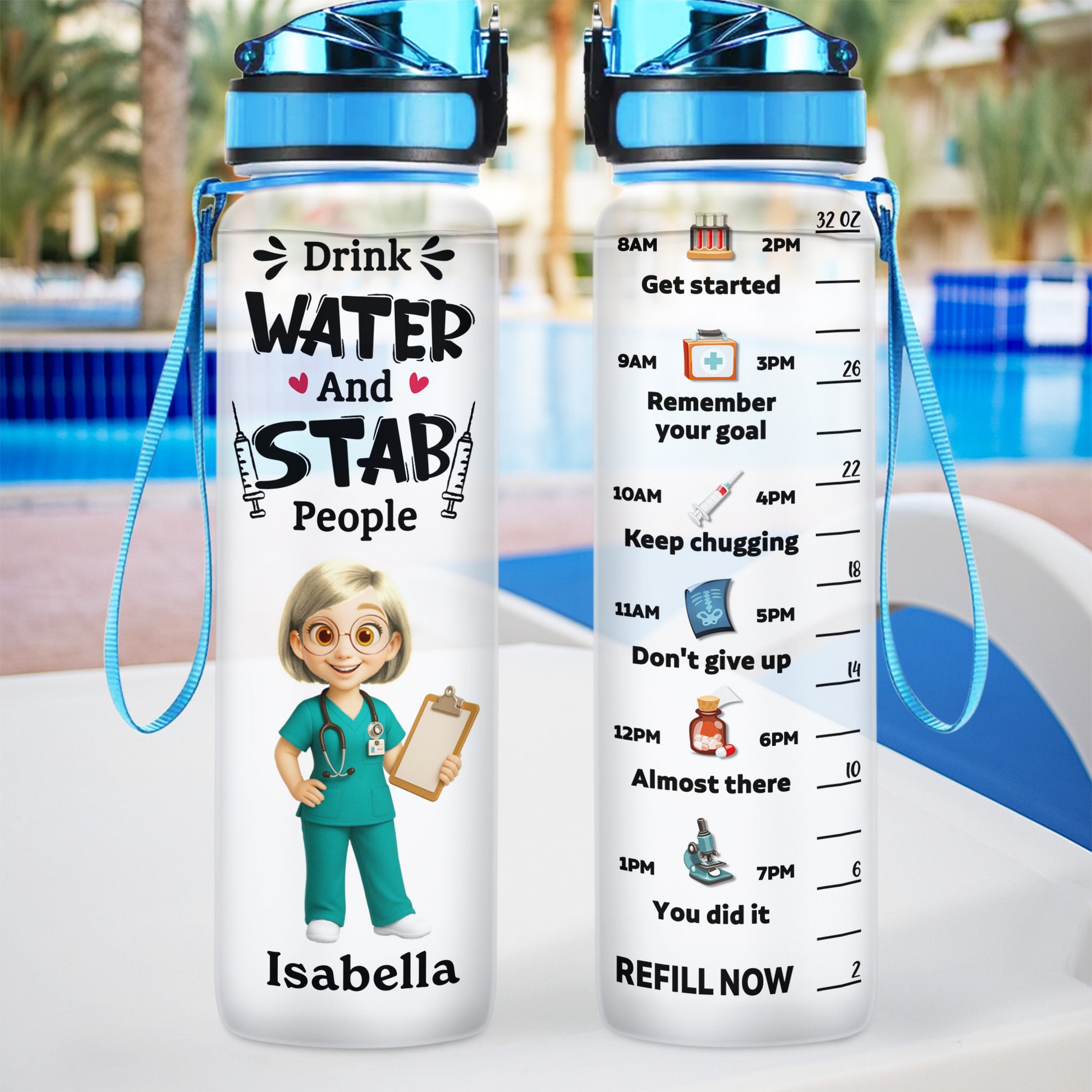 Drink Water And Stab People Nurse Theme