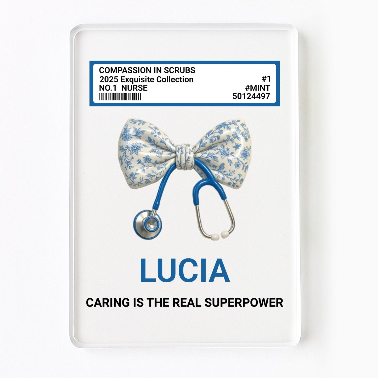 Caring Is The Real Superpower, Stethoscope and Bow