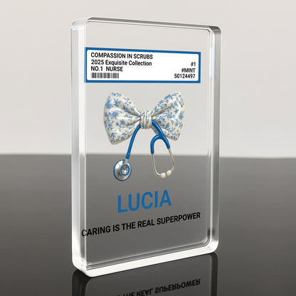 Caring Is The Real Superpower, Stethoscope and Bow