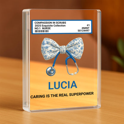 Caring Is The Real Superpower, Stethoscope and Bow