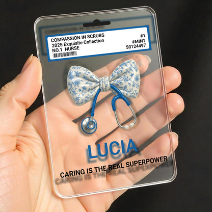 Caring Is The Real Superpower, Stethoscope and Bow