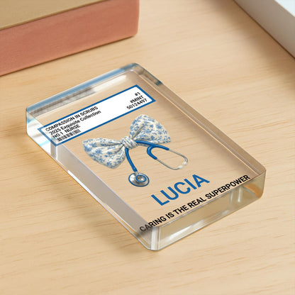 Caring Is The Real Superpower, Stethoscope and Bow