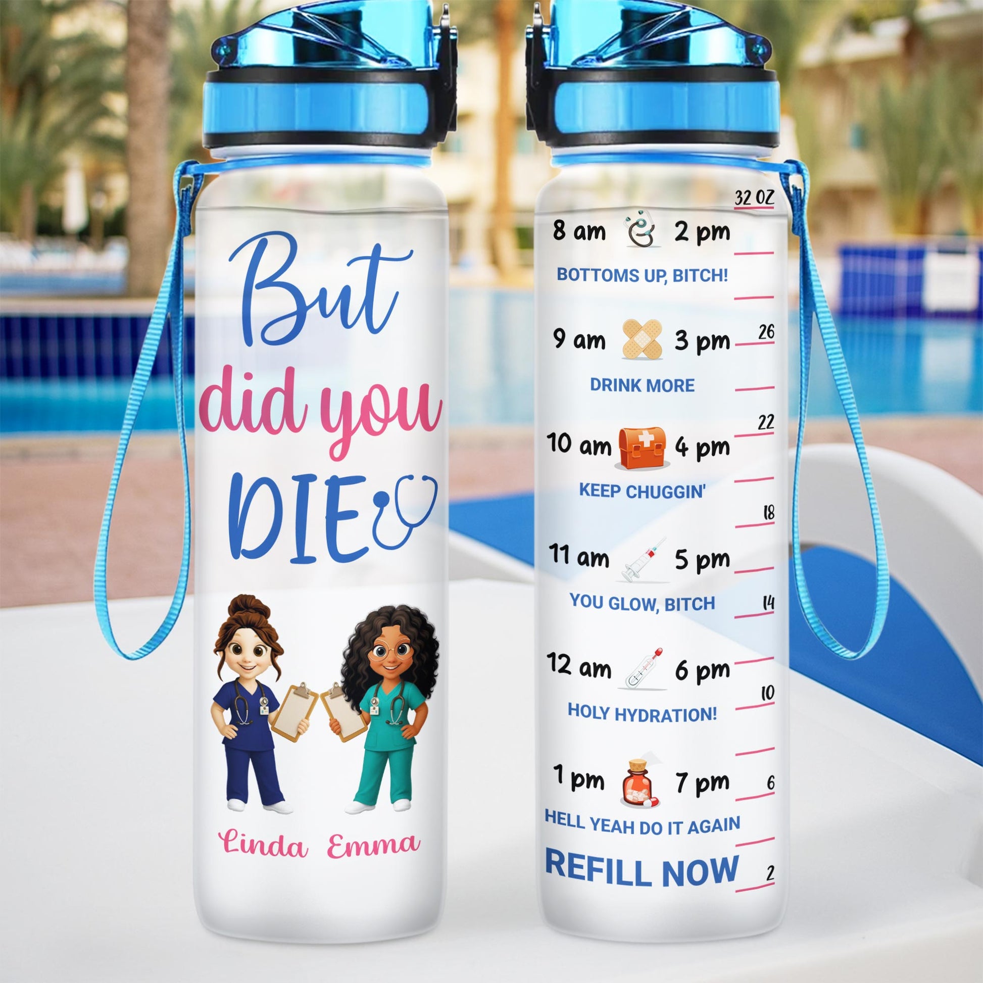 But Did You Die, Cartoon Nurse Characters