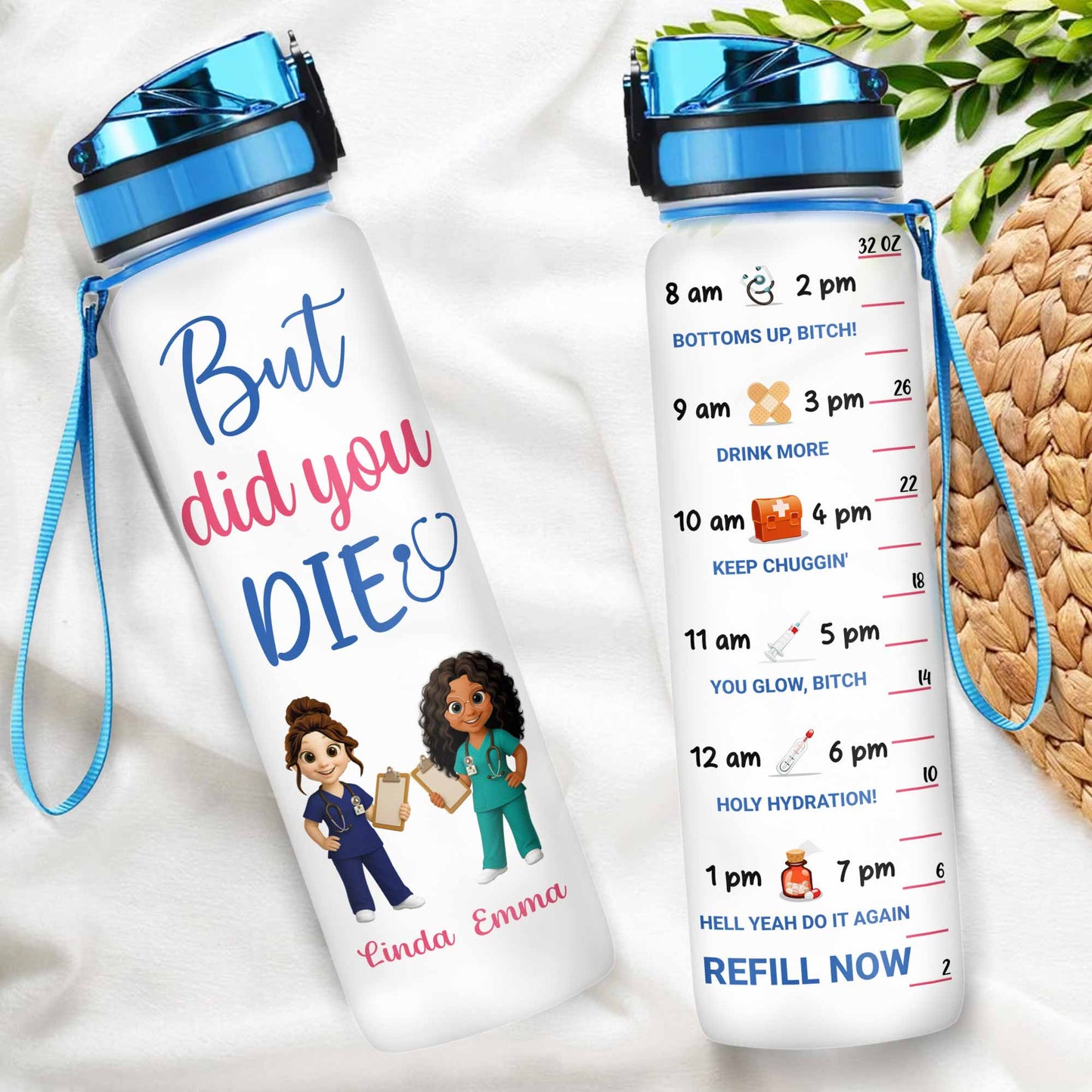 But Did You Die, Cartoon Nurse Characters