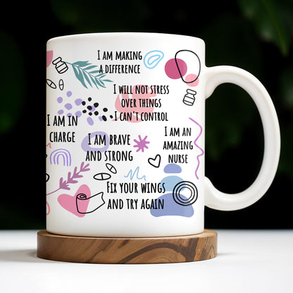 How Nurses Heal: One Step At A Time, Daily Nurse Reminders, Stethoscope, Capsule