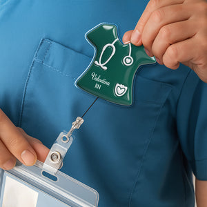 Customizable Nurse Uniform Design With Stethoscope And Heart