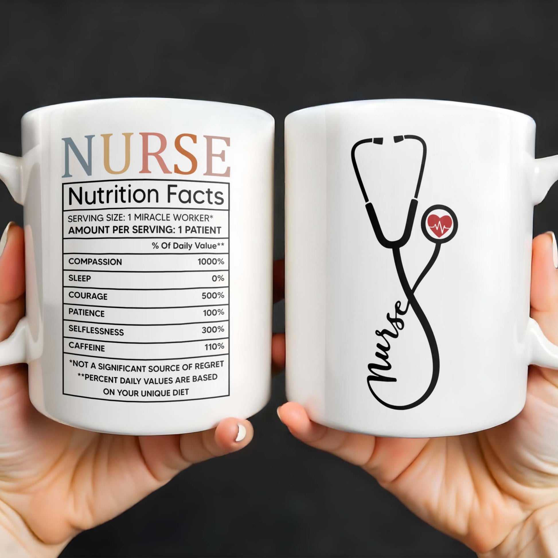 Nurse, Stethoscope and Heartbeat
