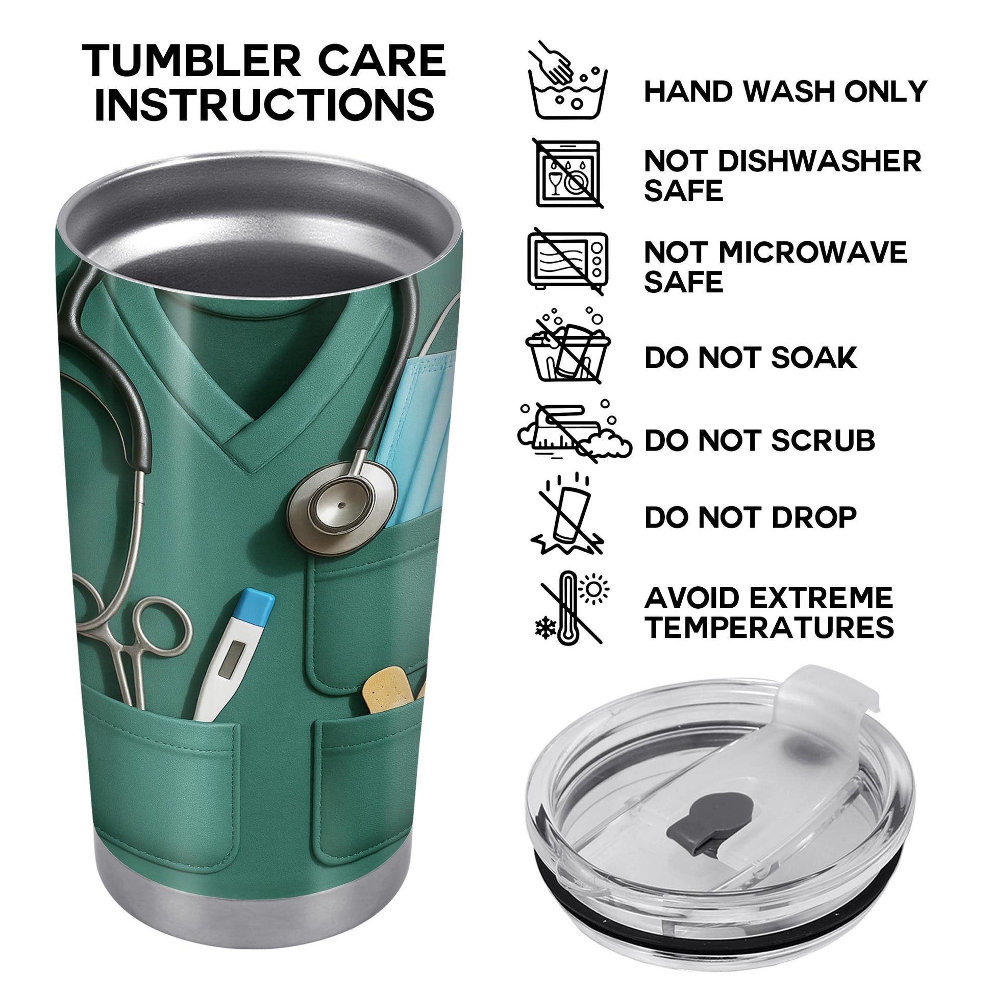 Celebrate Everyday Heroes, Medical Scrubs and Stethoscope