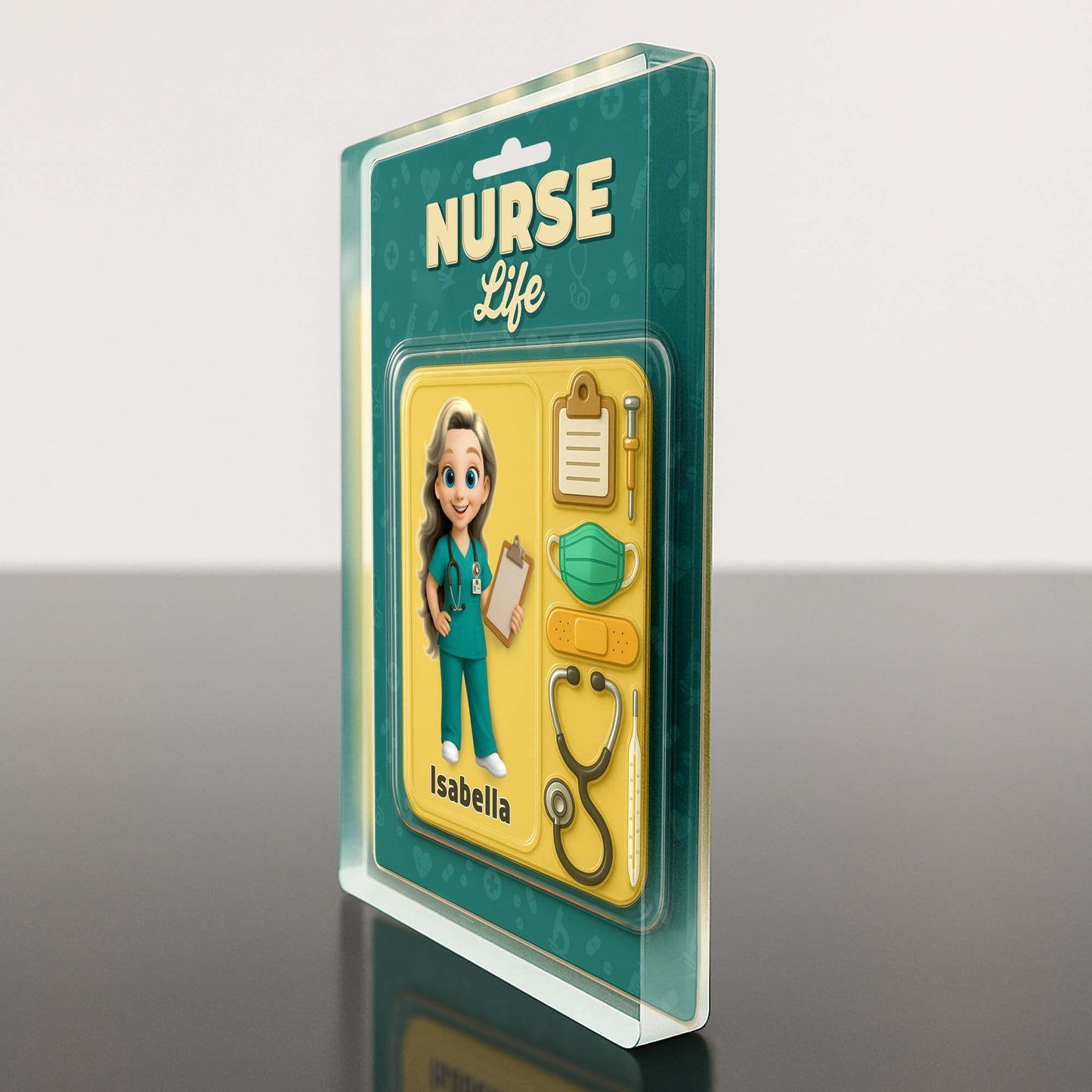 Nurse Life With Animated Nurse And Medical Accessories