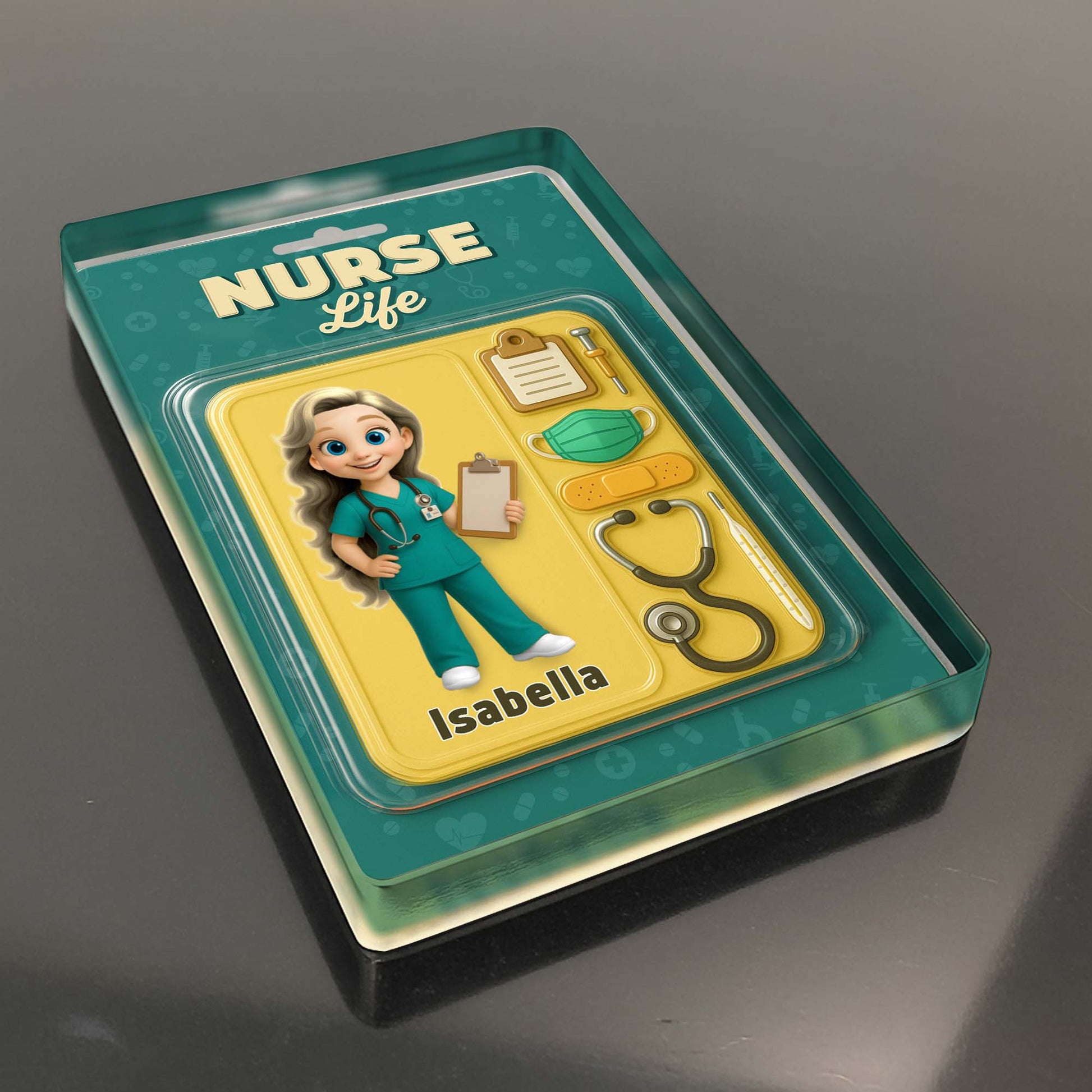 Nurse Life With Animated Nurse And Medical Accessories
